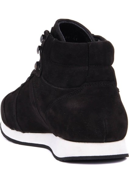 Siyah Nubuk Bağcıklı Erkek Günlük Ayakkabı fırsatları