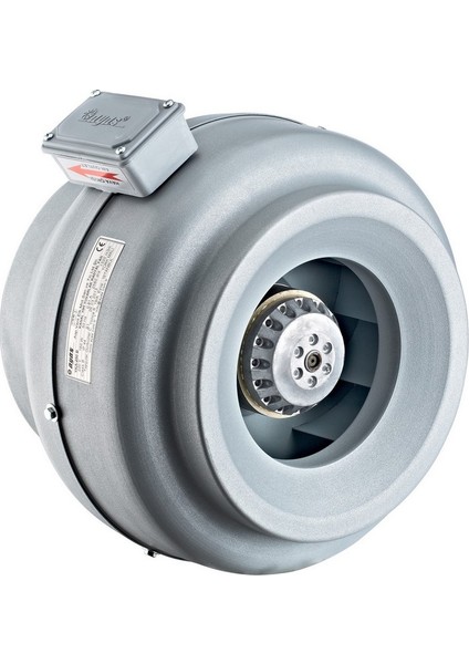 31.5 cm çap YKA-315B-2K-M 2620 D/D 220/230 volt Monofaze Yuvarlak Kanal Tipi Radyal Fan