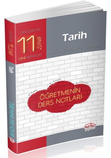 Editör Yayınları 11. Sınıf Tarih Öğretmenin Ders Notları