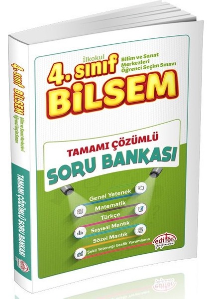 4. Sınıf BİLSEM Tüm Dersler Tamamı Çözümlü Soru Bankası
