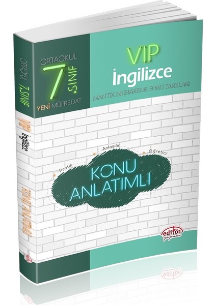 7. Sınıf VIP İngilizce Konu Anlatımlı