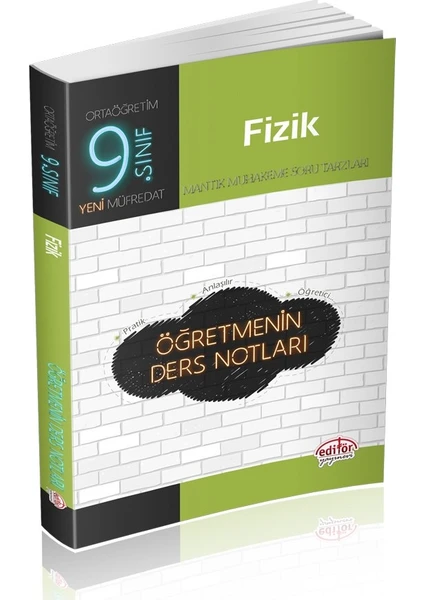 Editör Yayınları 9. Sınıf Fizik Öğretmenin Ders Notları