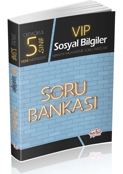 Editör Yayınları 5. Sınıf VIP Sosyal Bilgiler Soru Bankası