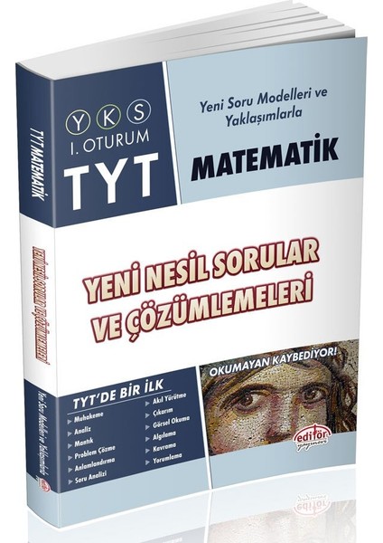 Editör Yayınları TYT Matematik Yeni Nesil Sorular ve Çözümleri