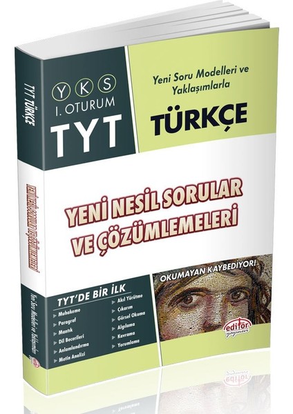 Editör Yayınları TYT Türkçe Yeni Nesil Sorular ve Çözümleri