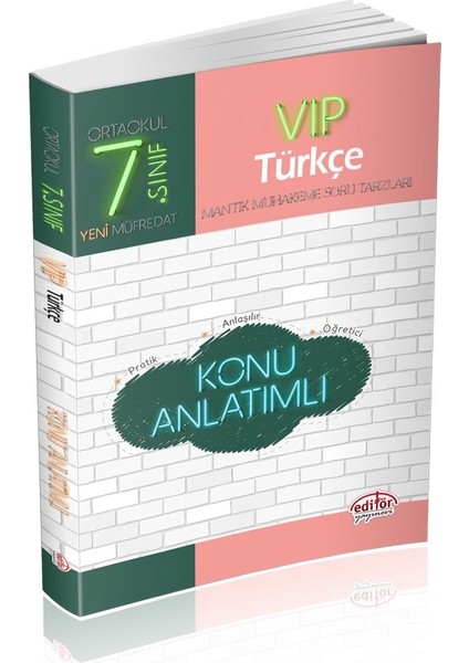 7. Sınıf VIP Türkçe Konu Anlatımlı