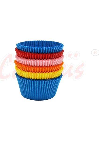 No:4 100lü Kağıt Muffin Cupcake Kalıpları Asorti