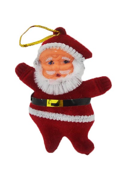 6lı Noel Baba Yılbaşı Ağacı Süsü 6 cm