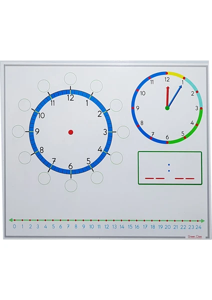 Green Class Mıknatıslı Saat Posteri