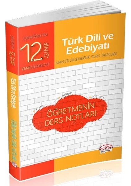 Editör Yayınları 12. Sınıf Türk Dili Ve Edebiyatı Öğretmenin Ders Notları