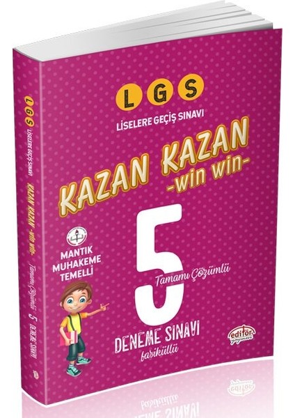8. Sınıf LGS Kazan Kazan Çözümlü 5 Deneme Sınavı