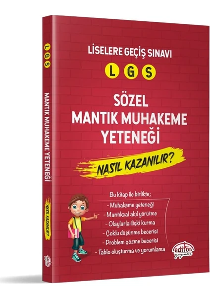 Editör Yayınları Sözel Mantık Muhakeme Yeteneği Nasıl Kazanılır