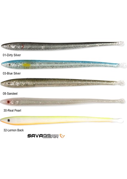 Lb Sandeel Slug 16.5 Cm 5 Adet Suni Yem