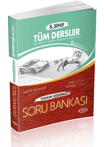 Data Yayınları 8. Sınıf Tüm Dersler Çözümlü Soru Bankası