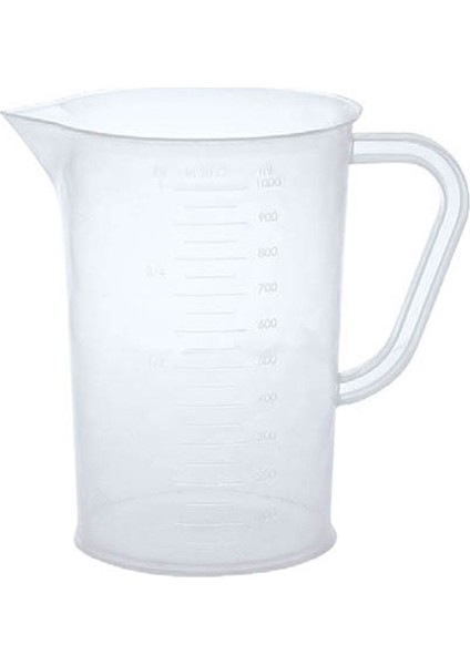 Plastik Ölçü Kabı Karaf 1 Lt