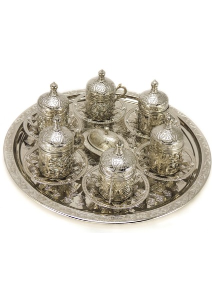 Zamak Fincan Seti 6'Lı