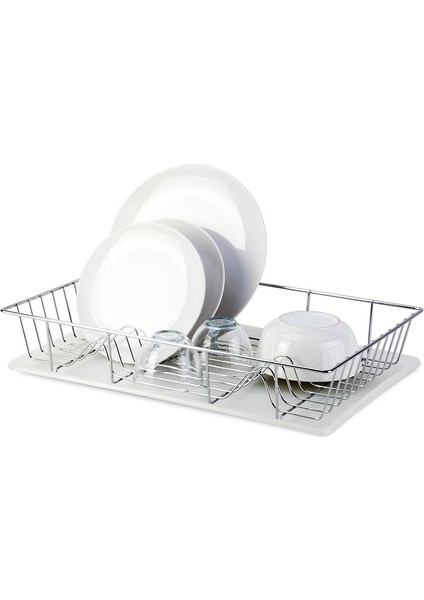 Tek Katlı Tabaklık Bulaşıklık Krom