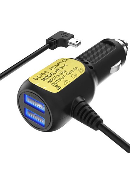 Navigasyon araç şarj adaptörü ve çift çıkışlı usb 5v1A -5v2.5A