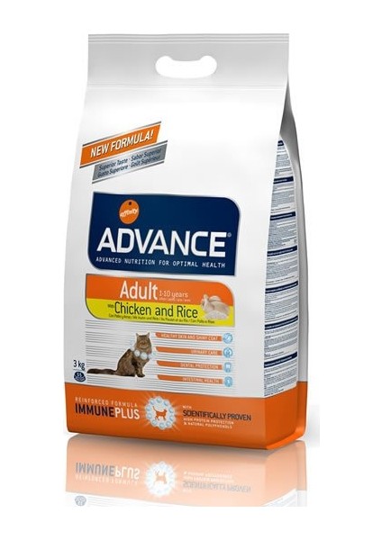 Adult Tavuklu Pirinçli Yetişkin Kedi Maması 3 kg