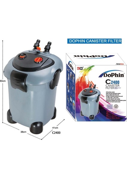 C2400 Akvaryum Dış Filtre 3100 L/H