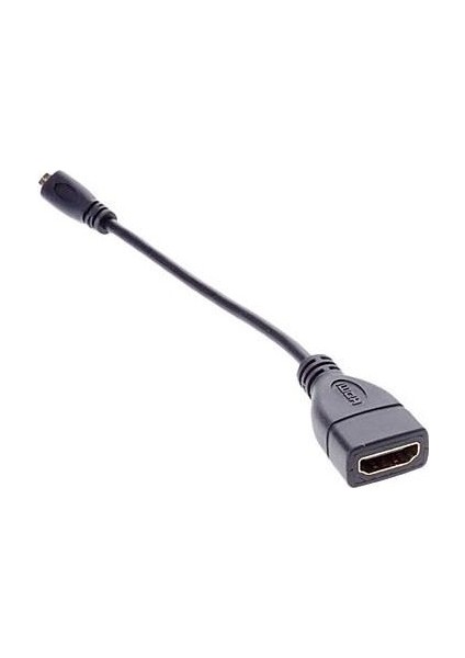 HDMI Dişi To Micro HDMI Erkek Ses Ve Görüntü Çevirici Kablo