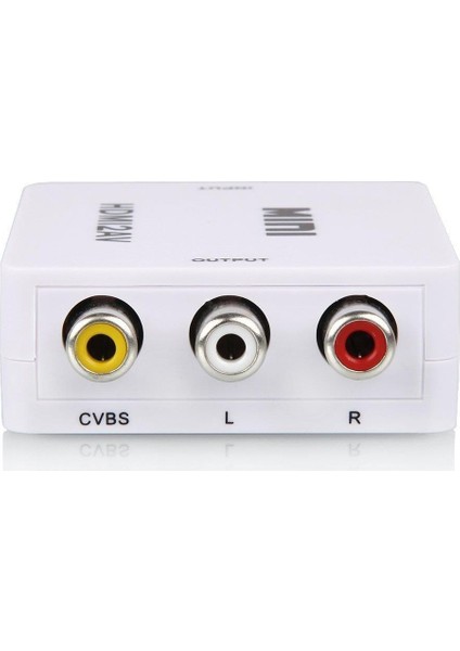 HDMI To RCA 2 AV Çevirici Dönüştürücü HDMI2AV Video Adaptör