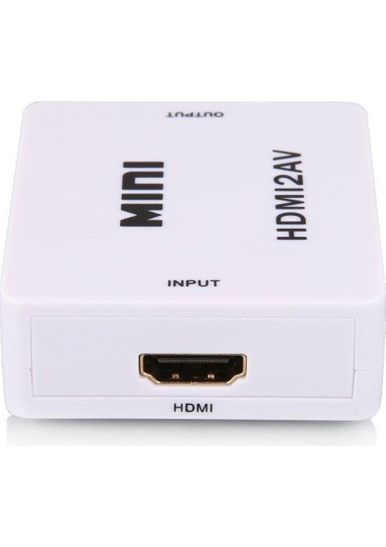 HDMI To RCA 2 AV Çevirici Dönüştürücü HDMI2AV Video Adaptör