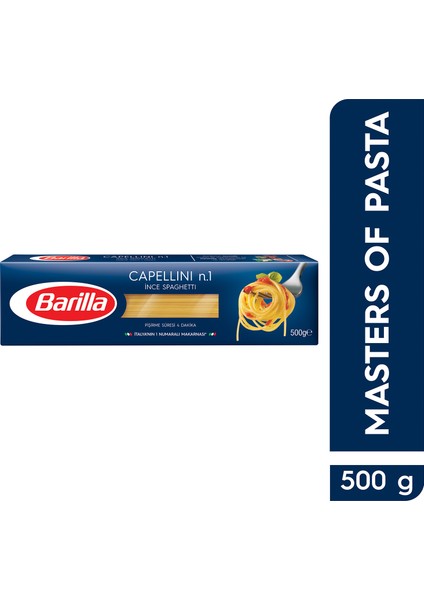 İnce Spagetti/ Capellini Sade Makarna 500 gr
