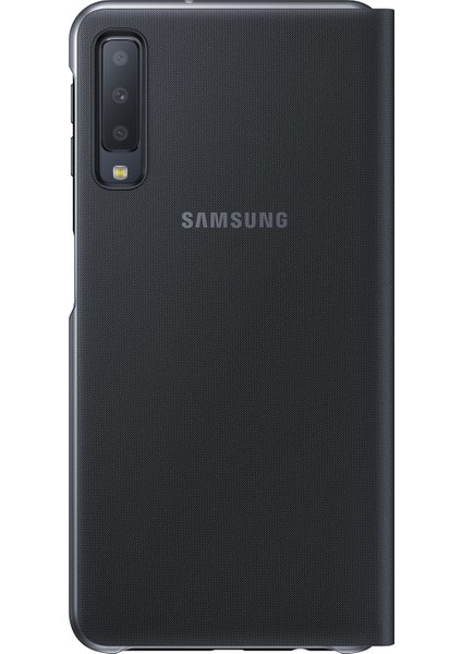 Galaxy A7 2018 Cüzdan Kılıf - (Siyah)-EF-WA750PBEGWW