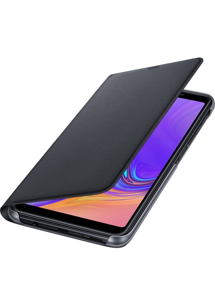 Galaxy A7 2018 Cüzdan Kılıf - (Siyah)-EF-WA750PBEGWW