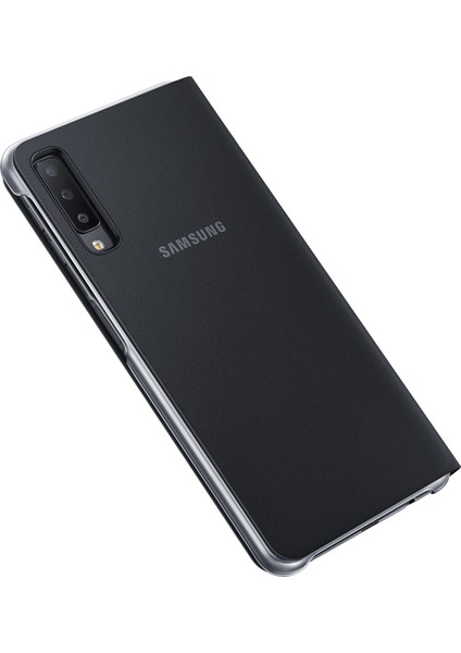 Galaxy A7 2018 Cüzdan Kılıf - (Siyah)-EF-WA750PBEGWW