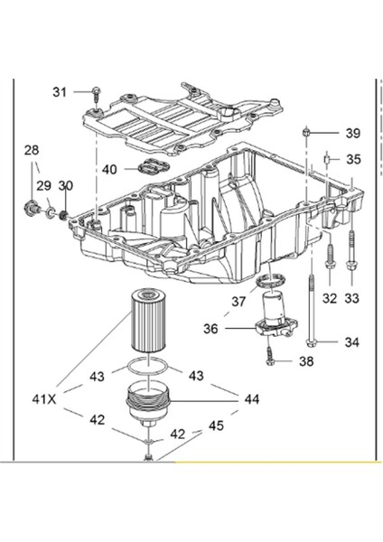 Opel Astra J Sac Karter Muhafazası