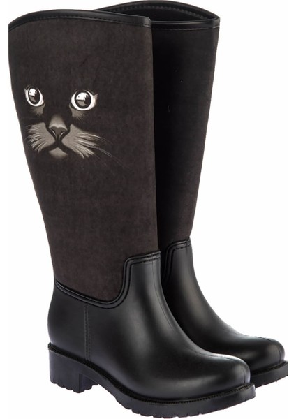 A01025-18 Pembe Potin Kadın Çizme Kara Kedi fiyatları