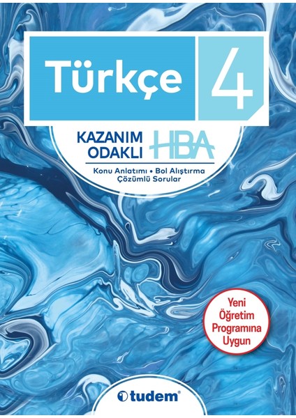 Tudem Yayınları 4 Türkçe Kazanım Odaklı HBA