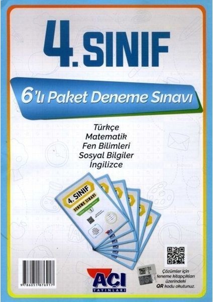 Açı Yayınları 2. Sınıf 6'lı Paket Deneme Sınavı