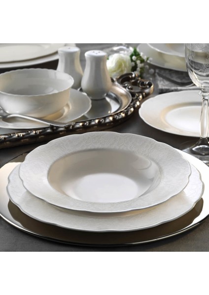 Bone Olympos 62 Parça 100610 Desenli Yemek Takımı