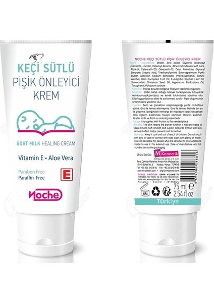 Keçi Sütlü Pişik Kremi 75 ml