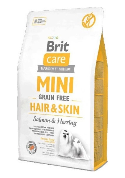 Mini Adult Hair Skin Tahılsız Ringa Balıklı Köpek Maması 2 kg