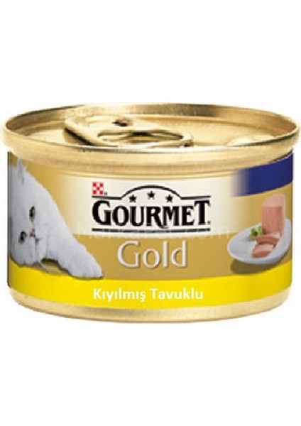 Gourmet Gold Kıyılmış Tavuklu Kedi Konserve Mama 85 gr