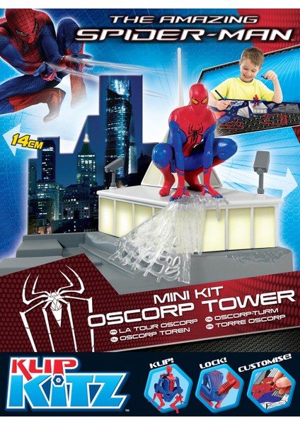 Klip Kitz Spider-Man Mini Kit Oscorp Tower Maketi