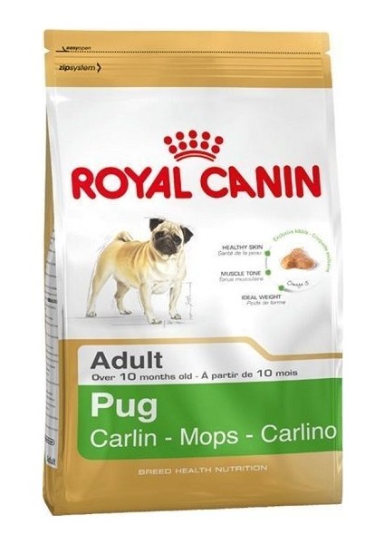 Pug 25 Pug (Mops) Köpekler Için Köpek Mamasi 1,5 kg.