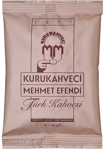 Kurukahveci Mehmet Efendi Türk Kahvesi 100 gr - 10 Paket