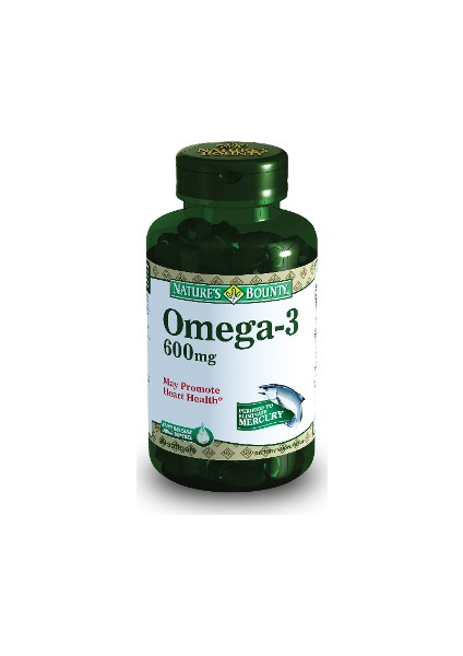 Nature's Omega 3 600 mg 30 Softgel