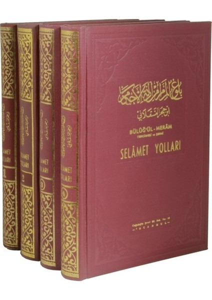 Selamet Yolları (4 Cilt Takım) Büluğul Meram Tercümesi Ve Şerhi - İbni Hacer Askalani