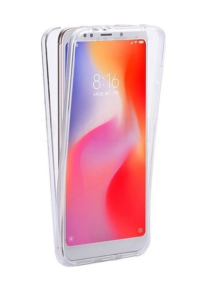 Xiaomi Mi 5X Kılıf Ön Arka Şeffaf Silikon Koruma Şeffaf