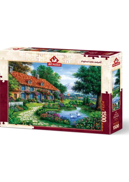 Art Puzzle Kuğulu Bahçe 1500 Parça Puzzle