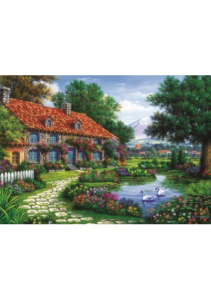 Kuğulu Bahçe 1500 Parça Puzzle