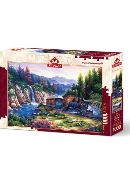 1000 Parça Puzzle : Trenle Yolculuk 68 x 48 4233