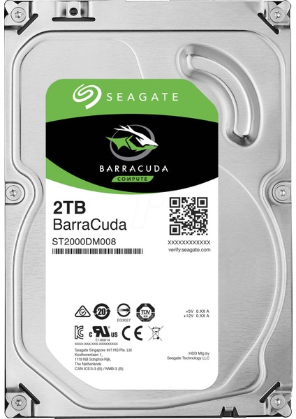 BarraCuda 2TB 7200RPM 256MB Sabit Disk ST2000DM008