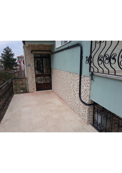 2,5X5Cm Klasik & Noce Doğal Taş Traverten Patlatma Mozaik indirimleri